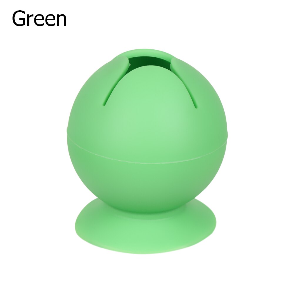 Portable Handicraft Waste Collector Household Vinyl Suction Cup Sewing Scrap Storage Collector DIY Handicraft Storage Accessires: green Round shape
