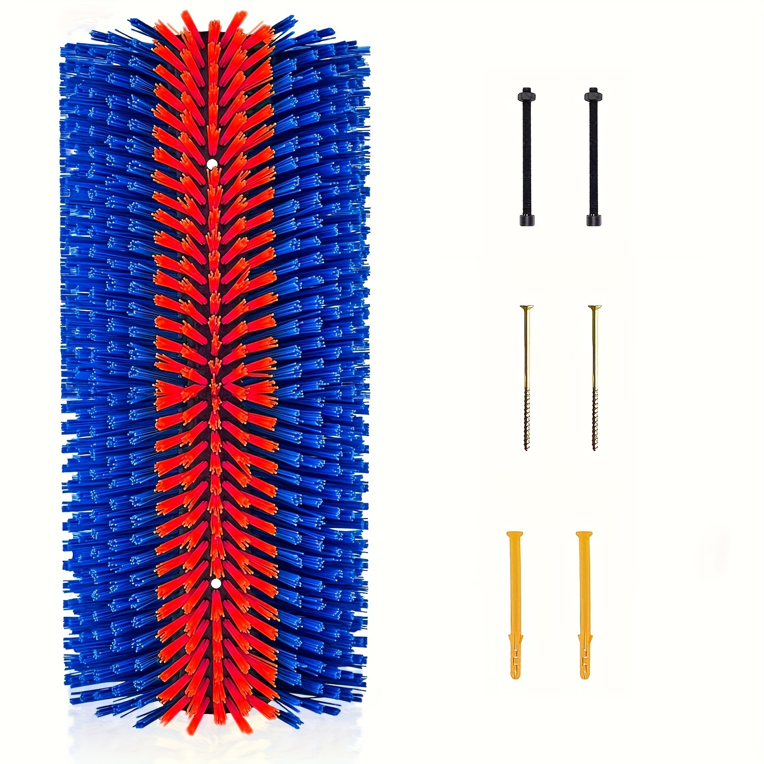 Cepillo para rascar ganado, cepillos para caballos para el cuidado, cepillo para vacas, alivio de la picazón, cepillos de masaje para ganado ecuino, cabra, oveja, cerdo: SCARLET