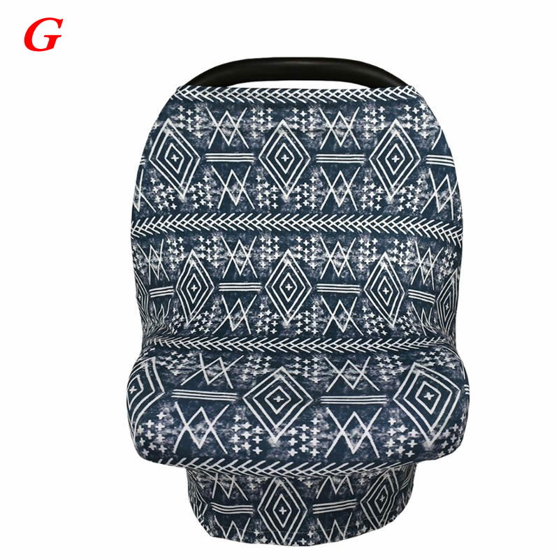 Moeder borstvoedingshoes sjaal luifel borstvoedingshoes bloem multifunctionele cape kinderwagenhoes autostoelhoes 95ae: G