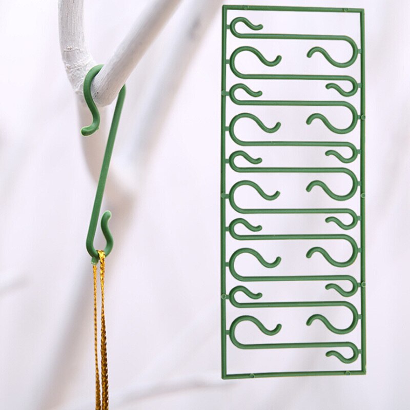 S-Vormige Hanger Rack Ornament Multifunctionele Plastic Haken Voor Kleding Sleutel Hoed Opknoping Badkamer Huishoudelijke 100 Pcs Opbergrek