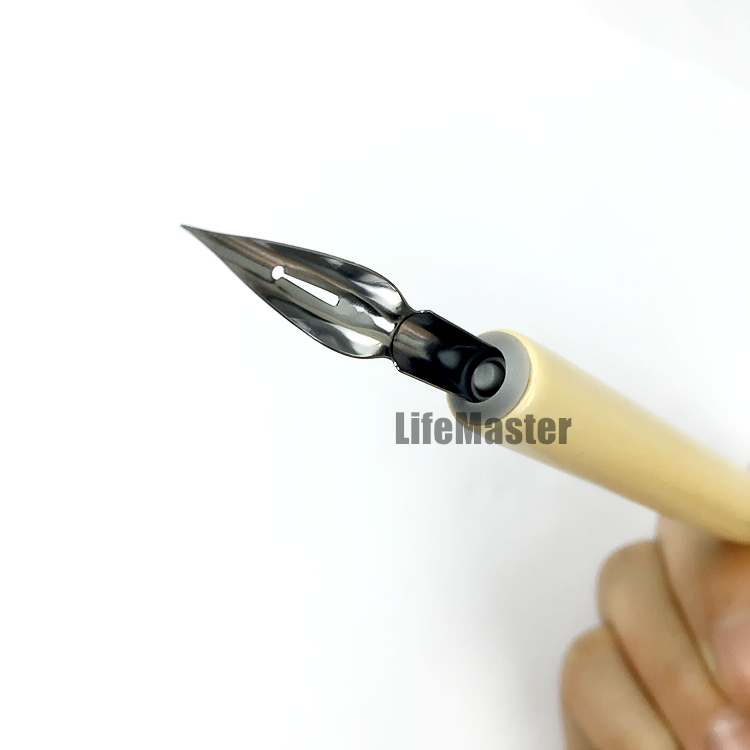 Limamaster-Juego de bolígrafos Dip de cómic Nikko, de Japón (4 puntas + 2 ASAS), Escuela/G/D/Maru, pluma de Arte de Manga para bocetos de dibujos animados