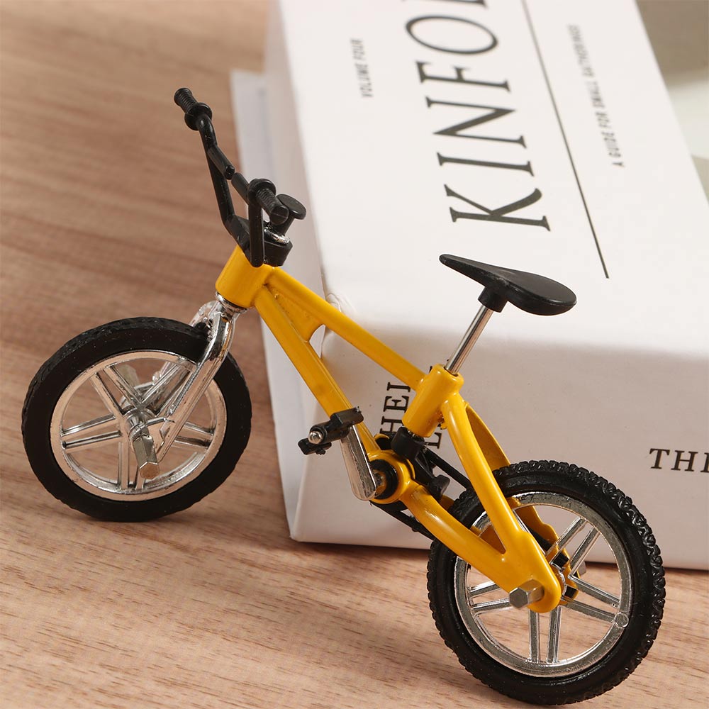 1 Pcs Finger bmx Bike Toys for Boys Mini Bike With Brake Rope Alloy bmx Functional Mountain Bicycle Model Toys for Children
