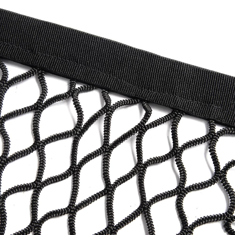 70*50cm svarta golv stil bagageutrymme lastnät elastisk förvaringsväska universal bagagenät bil bagageutrymme nät skiljevägg