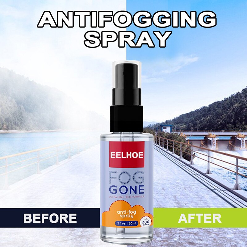 Glass Coating Spray Anti-Fog Spray Prevents Fogging of Glass or Plastic Window Mirrors Eyeglasses Lenses DRSA889