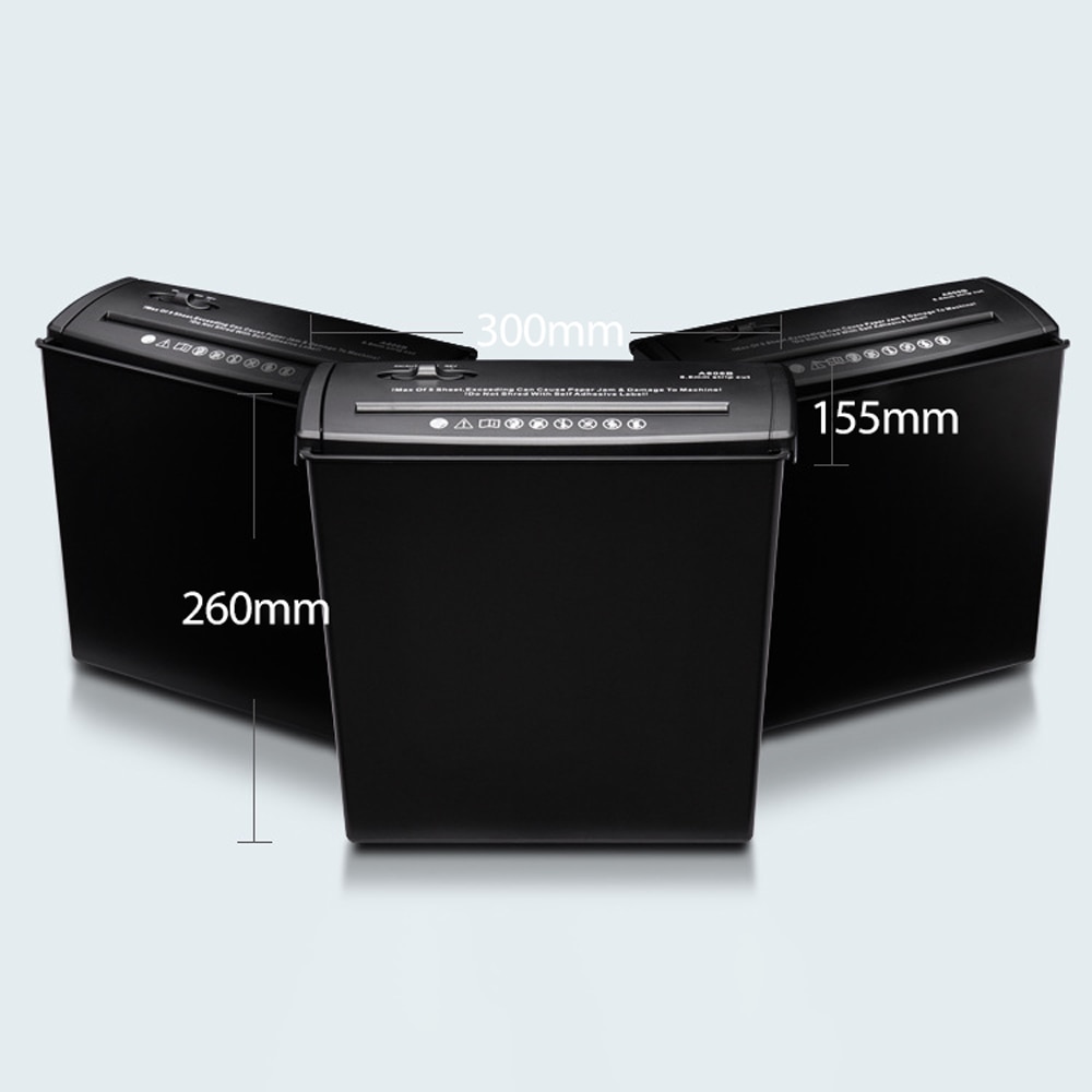 Professionelle A606B 5-Blatt Schreibtisch Elektrische Dokumente Schneiden Maschine Mini Papier Schredder Datei Streifen-Cutter für büro schule