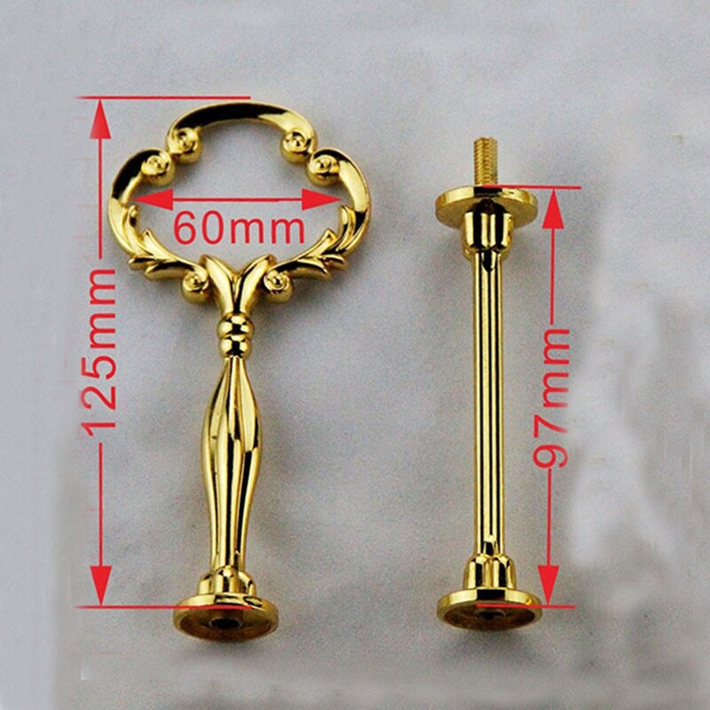 3 Tier Cake Display Stand Hardware Crown Metal Fitting Party Tray Cake Food Dessert Rack Cake Holder for Kitchen Home No Plate