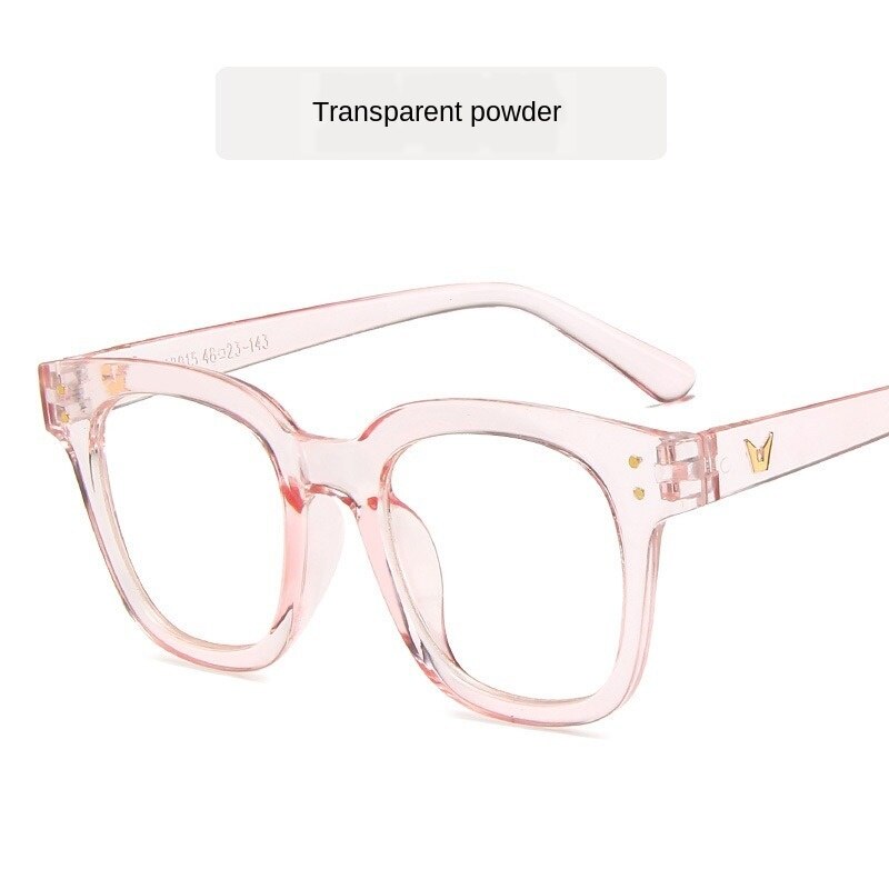 HUHAITANG Korean Style Glasses Frame Plain Glasses Net Red Street Shot Eyeglasses
