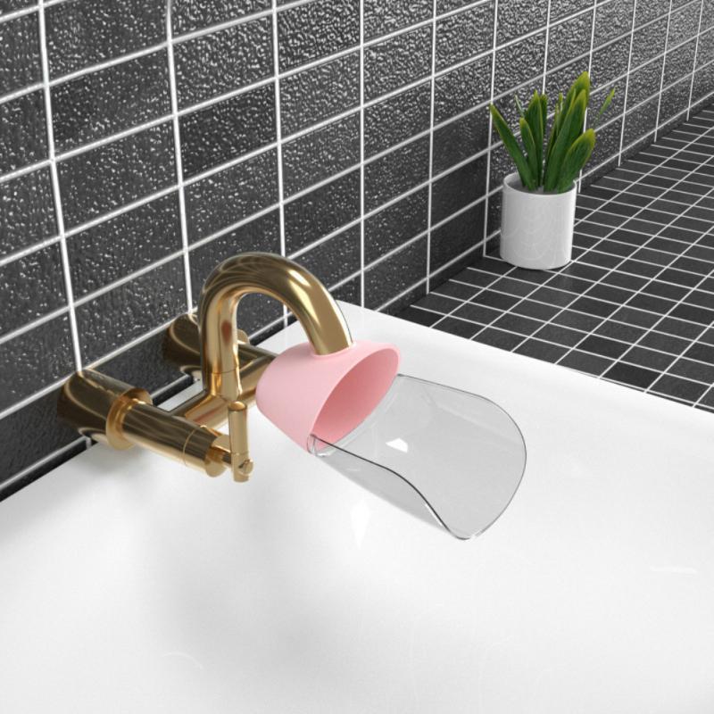 3 Colors Shower Water Faucet Extender With Straps Convenient Bathroom Sink Children Wash Training Child's Independence