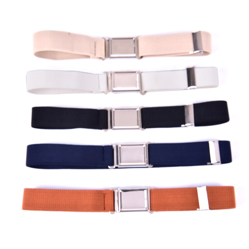 1pcs Adjustable Elastic Canvas Belt For Children Striped Stretch Western Strap Belt Boys Girls