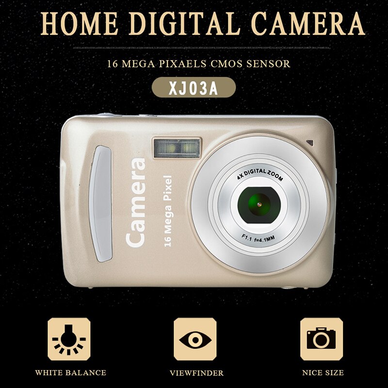 Mini videocámara Digital para niños de 2,4 pulgadas, 16MP, cámara multicolor 720P, cámara de vídeo antivibración, el mejor para niños