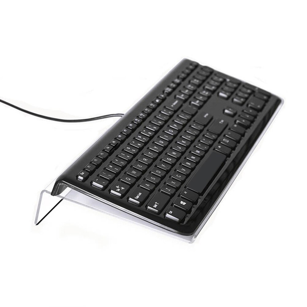 Keyboard Rack Stand Riser Transparent Tilted Computer Keyboard Display Holder Fingerboard Accessories Home Supply