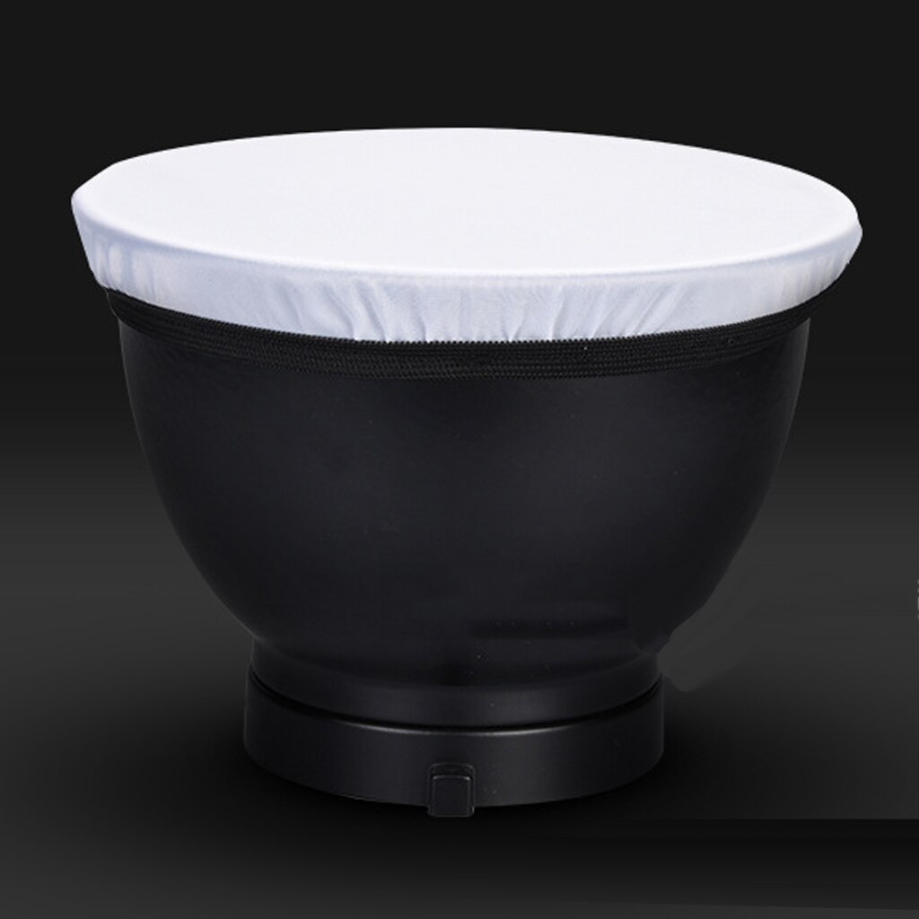 Chaussette de couverture de diffuseur blanc doux pour réflecteur Standard de Studio 7 &#39;/180mm Bowens