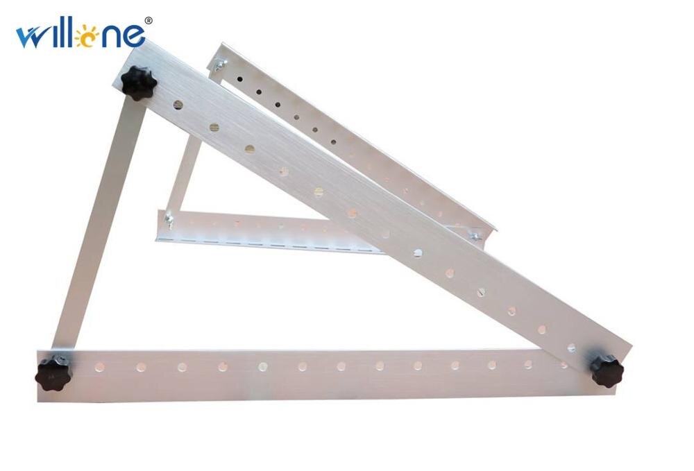 Verstelbare Rv Rack Vouwen Tilt Zonnepaneel Montagebeugel 22Inch 28Inch Up To150W Voor Caravan Boot, rv, Off-Grid Systeem