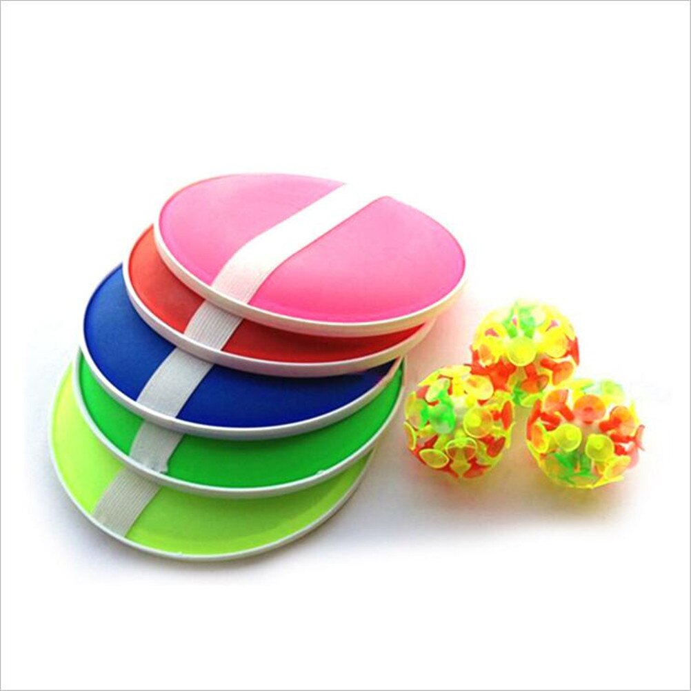 Outdoor Activity Game Funny Sticky Ball Game with 32 Suction Cup 2 Round Bats