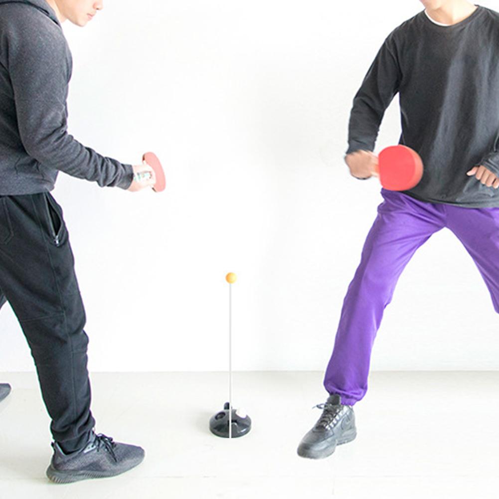 Robot Table Tennis Trainer Padel Rackets 90cm Flexible Shaft Ping Pong Ball Training Machine Accessories Adult Children