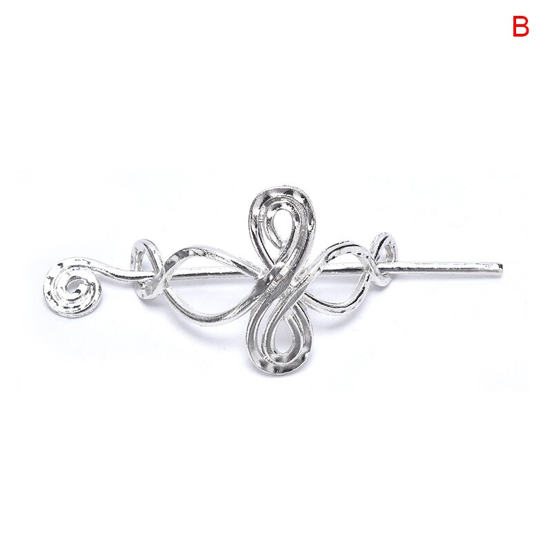 Viking Celtic Knotwork Hairpin - Women's Hair Jewelry - Metal Hair Stick: B