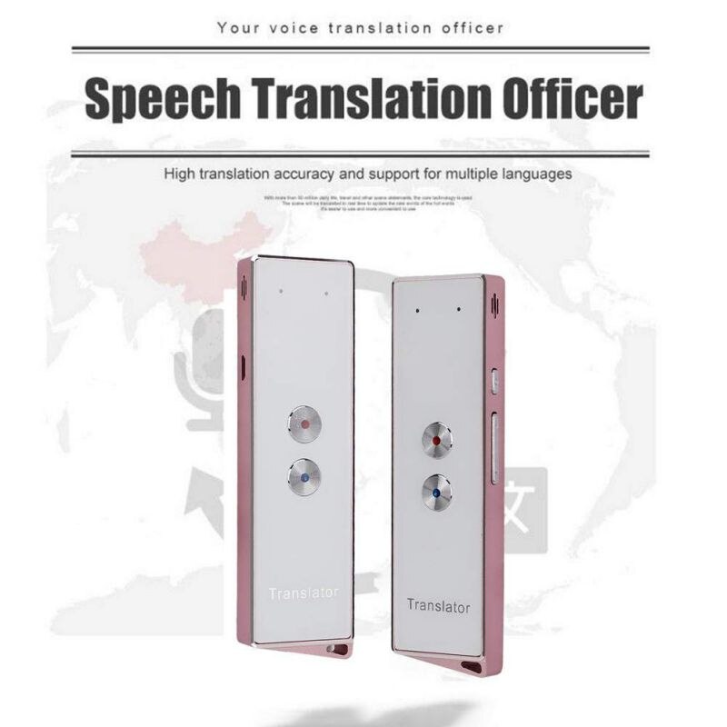 Bluetooth Portable Smart Translator For Real-Time Intelligent Multi-Language Voice Text Translation Device, More Than 40 Langu