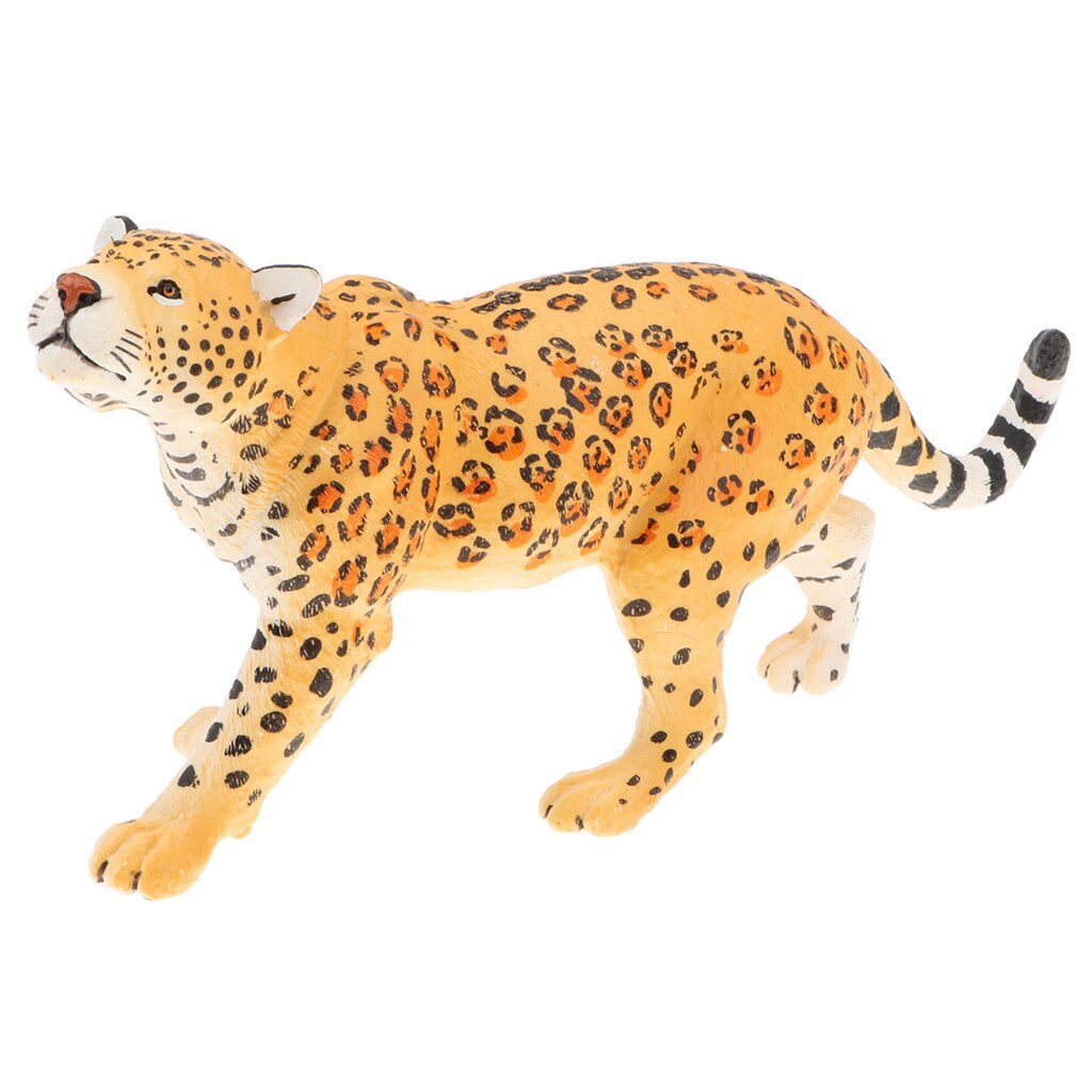 Realistic Leopard Figurines Animal Figures, Easter Eggs Cake Toppers Christmas Birthday