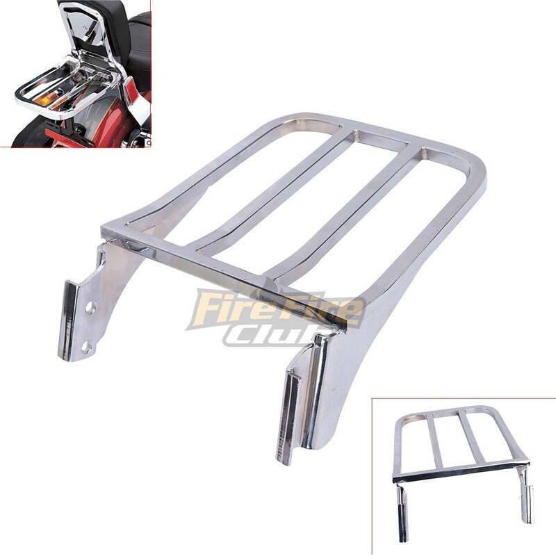 Portaequipajes de respaldo para motocicleta Sissy Bar para Harley 04-17 Sportster Iron XL883 XL1200 sevents Two XL1200V Forty Eight XL1200X