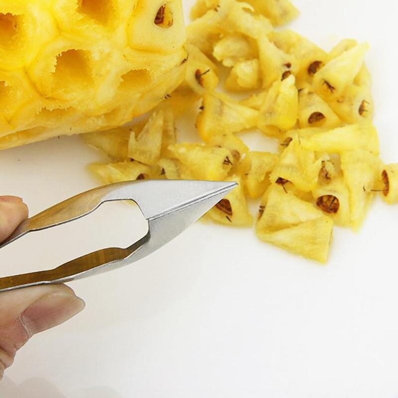 Cutter Pineapple Practical Steel Pineapple Home Seed Clip Seed Cutter Kitchen Tool Remover Pineapple Device R7R0