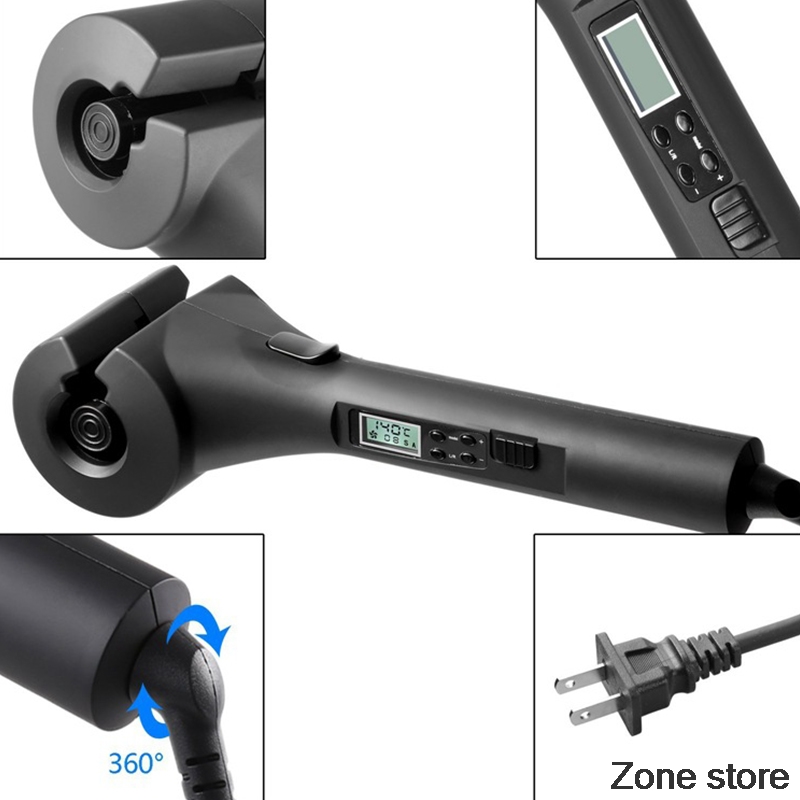 Lcd Automatische Haar Krultang Magic Krultang Vrouwen Wave Hair Styling Tools Keramische Verwarming Anti-Perm Curl Styler voor Lady