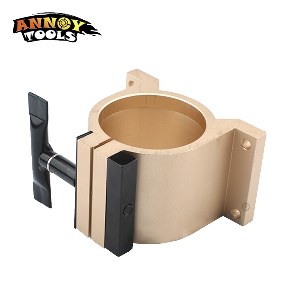 Luchtgekoelde Spindel Houder 80Mm Spindel Clamp Ondersteuning 80Mm Diameter Verstelbare Beugel Voor Cnc Freesmachine