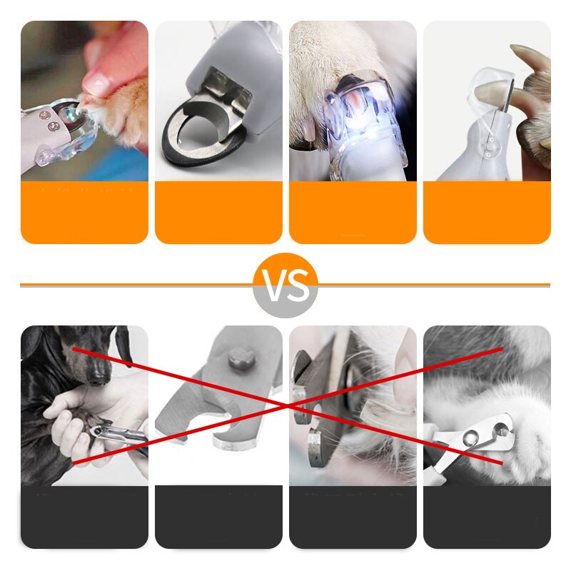 Moulin à ongles pour animaux domestiques | Coupe-ongles pour chat, loupe de 5X, outil de toilettage pour chien chat griffes pour animaux domestiques