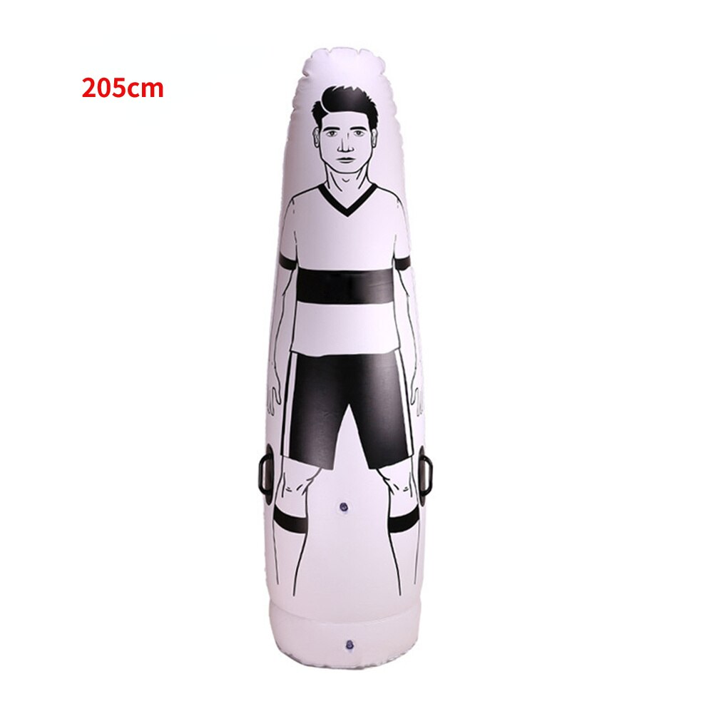 Dicker 1.75/2,05 m PVC Erwachsene Aufblasbare FußBall Ausbildung Ziel Wächter Solo FußBall Trainer Becher Luft Attrappe Werkzeug Aufblasbare heißer: 205cm