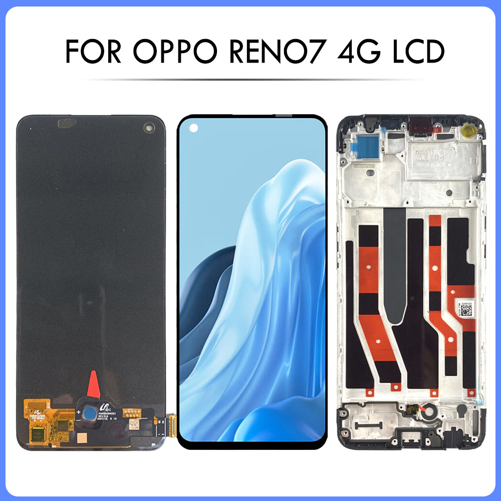 6.43" OLED LCD For Oppo Reno7 4G LCD CPH2363 Display Screen Touch Panel Digitizer For Oppo Reno 7 Display Replacement Repair