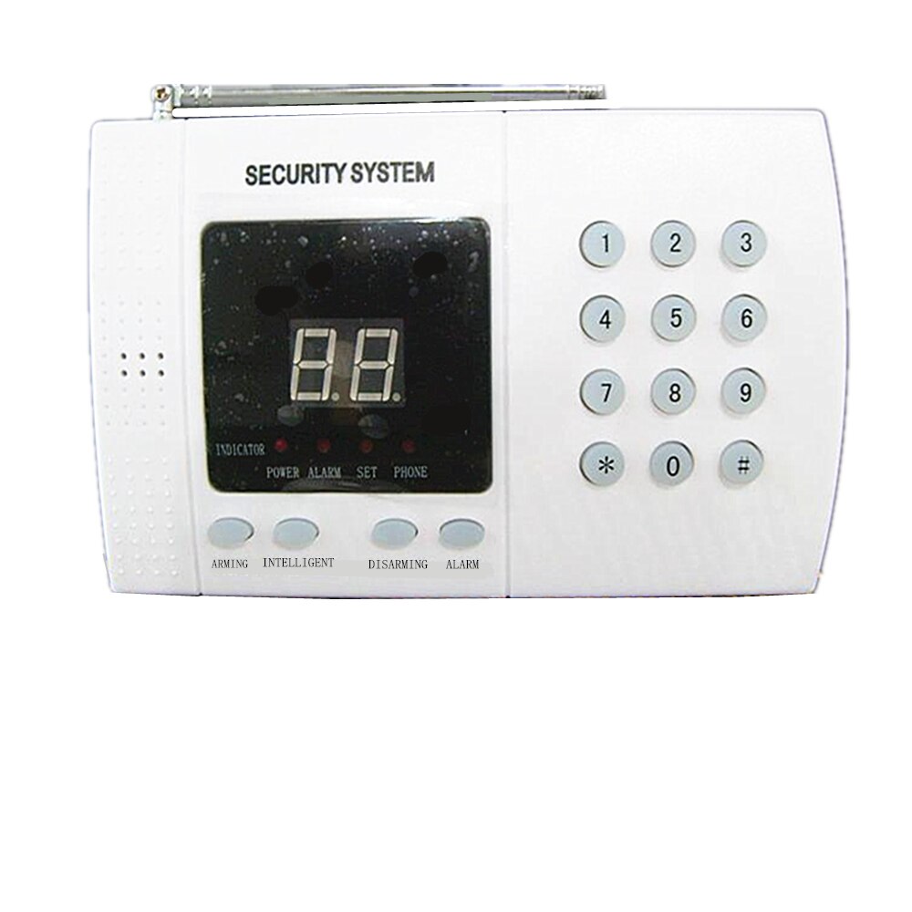 Sistema de alarma antirrobo para el hogar PSTN, conectado a la línea fija, llamada automática, casa de seguridad inalámbrica, 99 zonas.