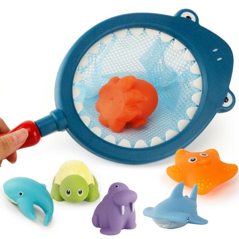 Children playing with water, spraying water, temperature-changing animal bathroom toys