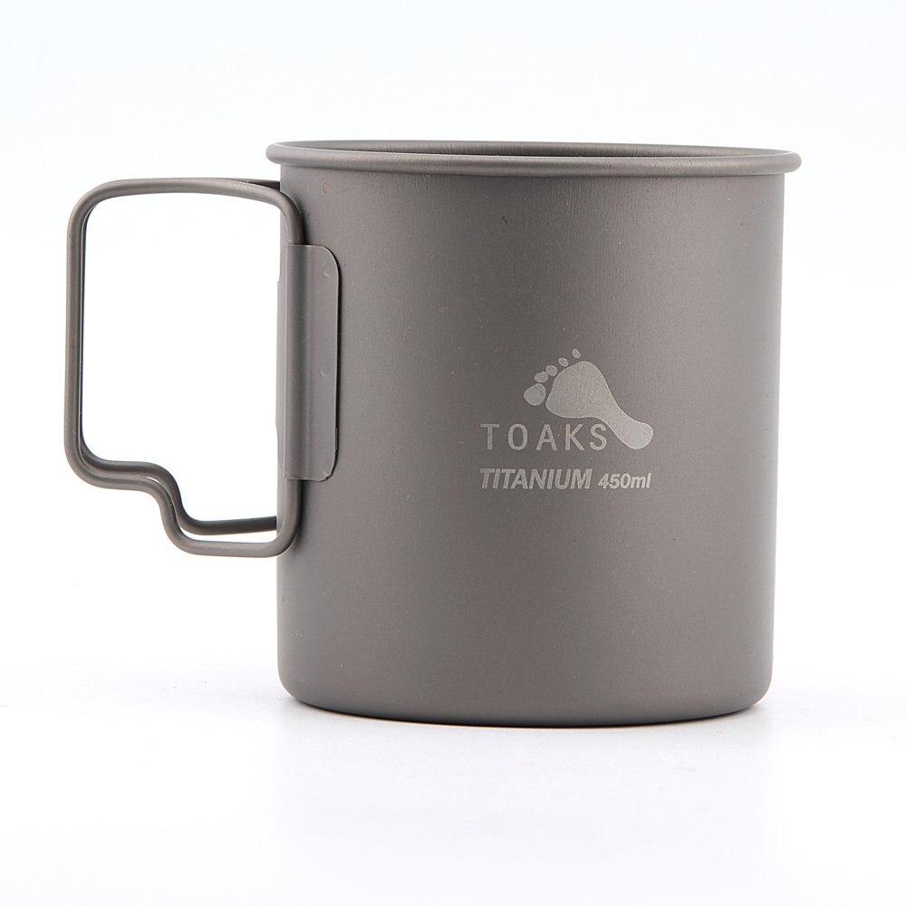 TOAKS Titan Camping Topf und Tasse (375ml, 450ml, 550ml, 650ml, 700ml, 750ml, 800ml, 900ml, 1100ml): 450ml