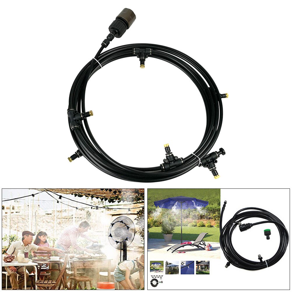 15m Brinquedos de Irrigação Do Gramado Ao Ar Livre Para Crianças Trampolim Kit Sprinkler Nebulização Refrigeração com efeito de Estufa Jardim Pátio Da Piscina de Natação de Verão