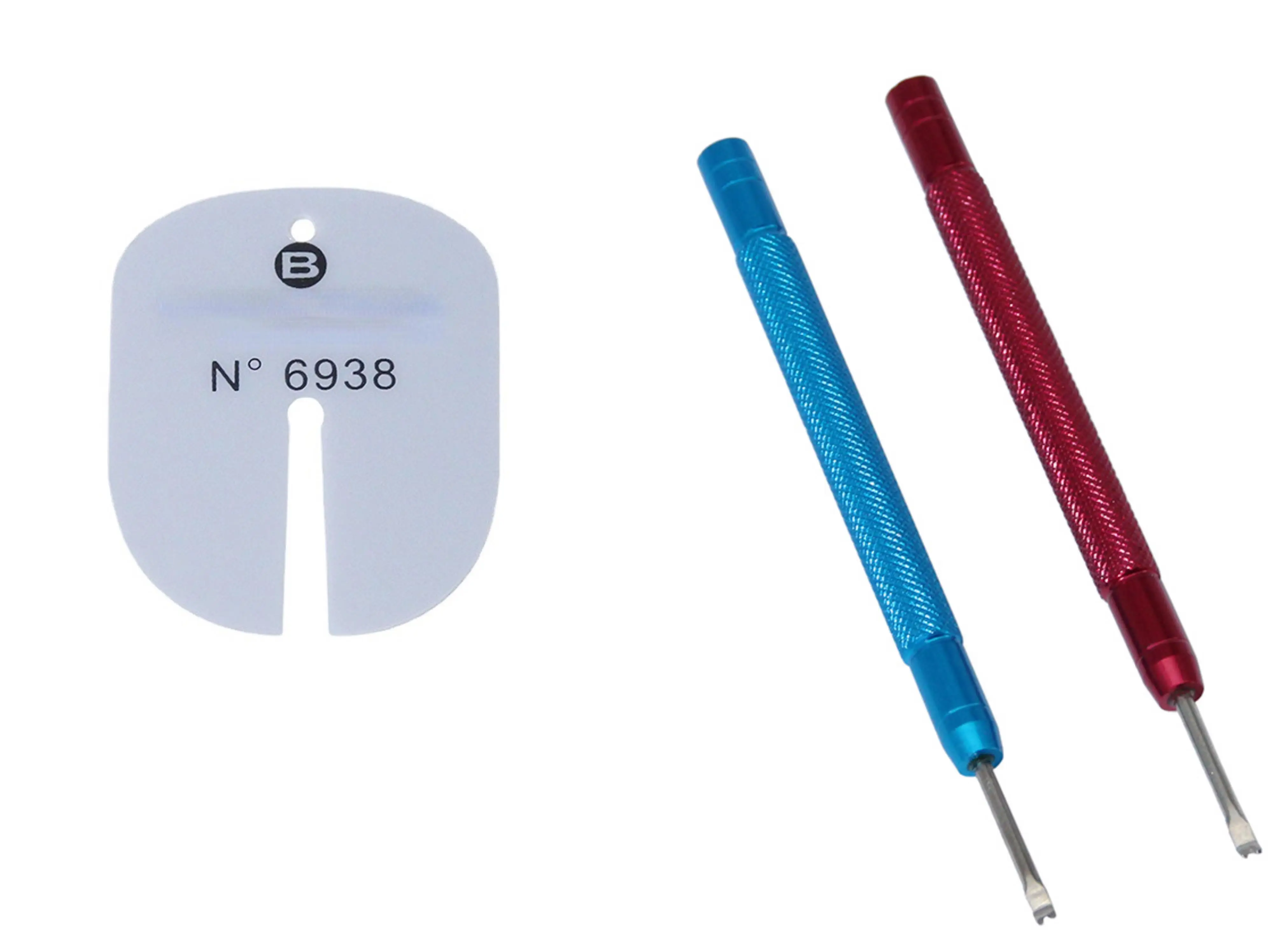 Prensador de manecillas de reloj, extractor de agujas de reloj, herramienta de extracción de ajuste, Kit de accesorios de herramientas de reparación de relojes, 2/3 Uds.: Azul