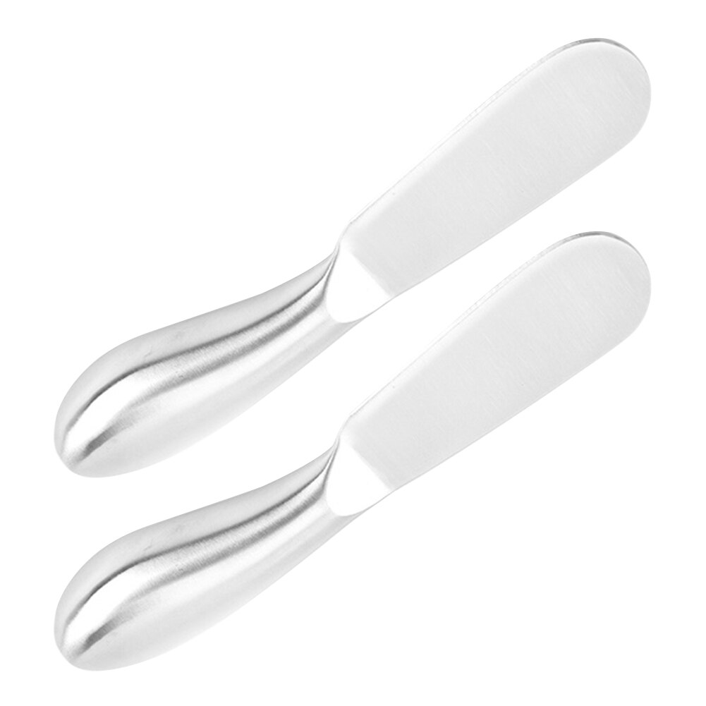 2pcs Home Cheese Spreader Multipurpose Kitchen Tool Butter Cutter Smooth Slicer Stainless Steel Jam Portable Party Easy Clean