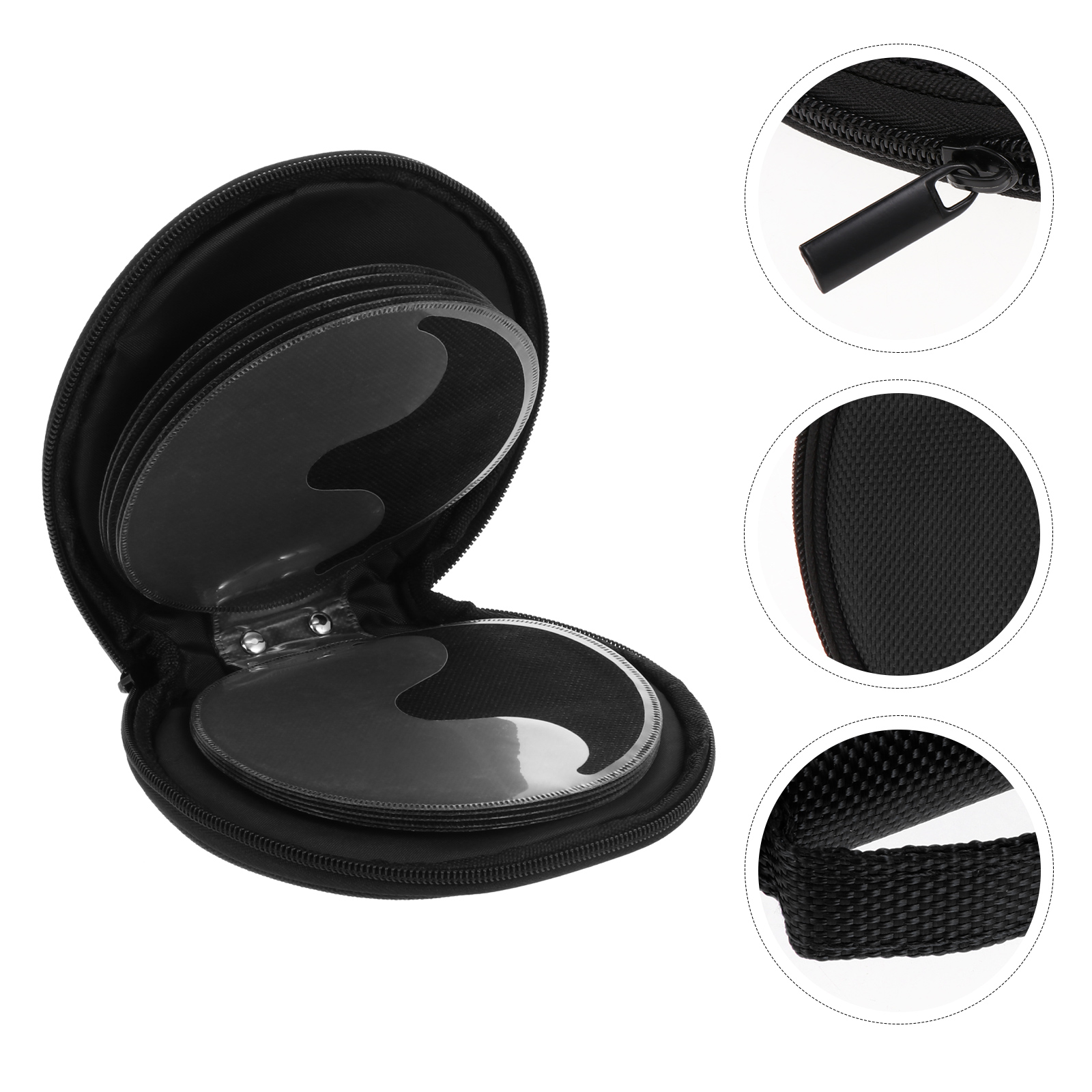 20-capaciteit CD-tas Opbergzakken Ritstas Grote beschermer Vcd DVD-organizer Oxford stoffen schijf Reizen: Default Title