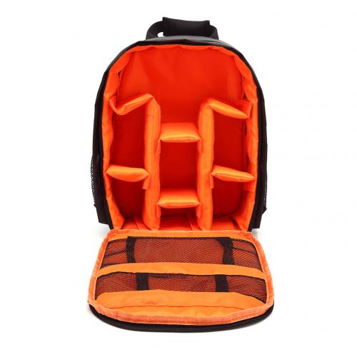 Soft Nylon camera bag Outdoor Waterproof Photography DSLR Camera Backpack Women Men Travel Bag Pack: Orange