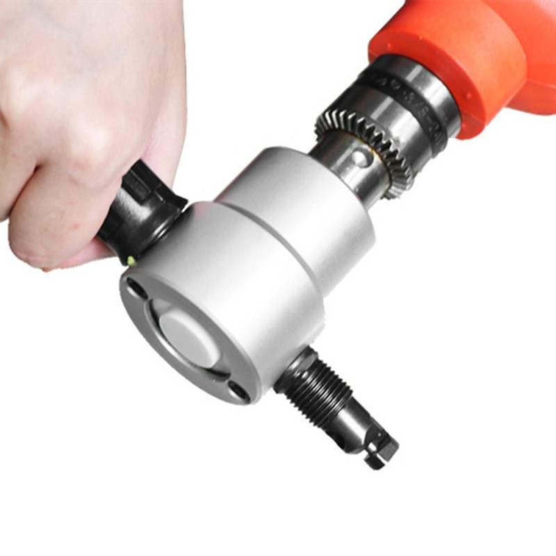 Obcinak robić blachy Podwójna głowica Narzędzie robić cięcia żelaza Wiertarka elektryczna Modyfikacja płyty Dziurkacz Nożyce Regulowane