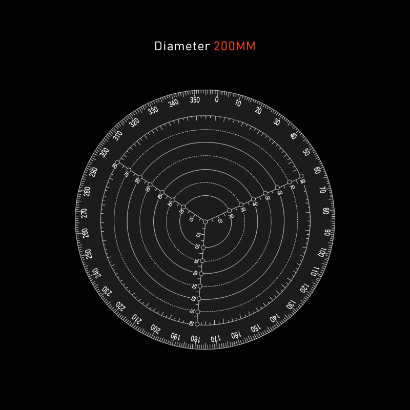 Center Finder Tool Woodworking Compass for Woodturners Bowls Lathe Work Clear Acrylic Drawing Circles Diameter