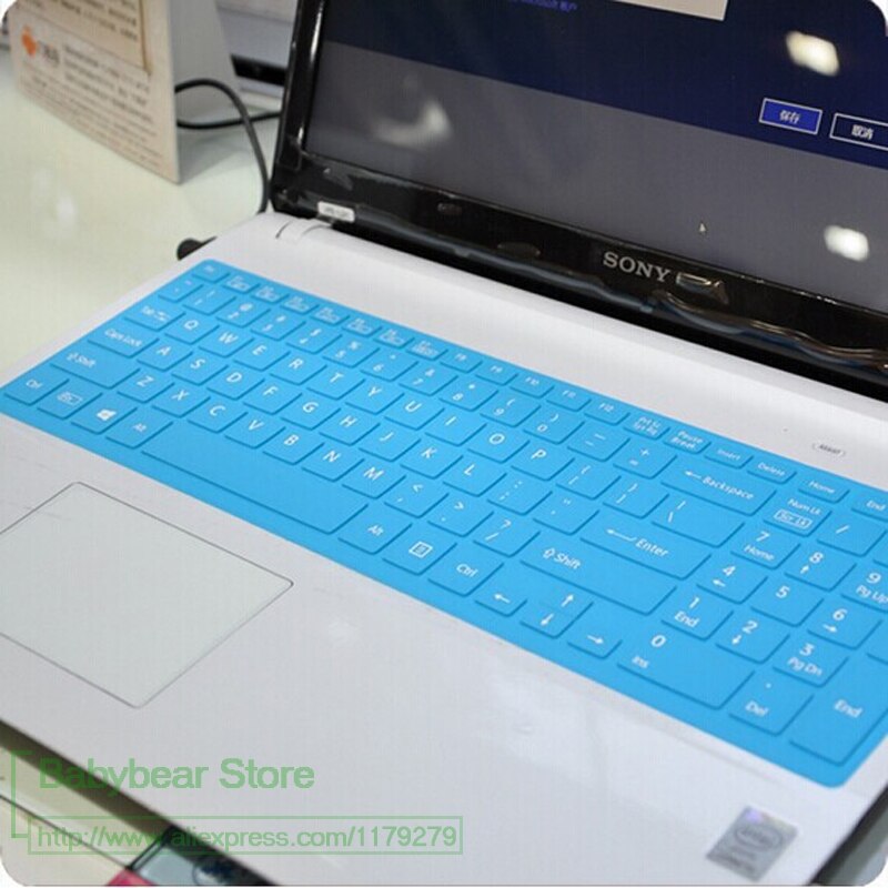Silicone 15 Inch Keyboard Cover Protector For Sony Vaio Svf15 Svf 15 Svf15E Svf15N Svf15A16Cxb Svf15N17Cxb Svf15Nb1Gl