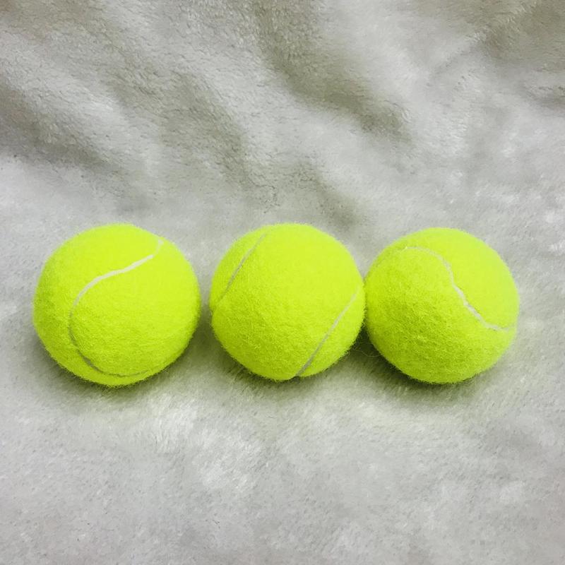 5PCS Durable Tennis Ball Rubber Tennis Practice Ball Training Tennis Exercises Rubber Fiber For Competition Elastic Ball Ou E2K8