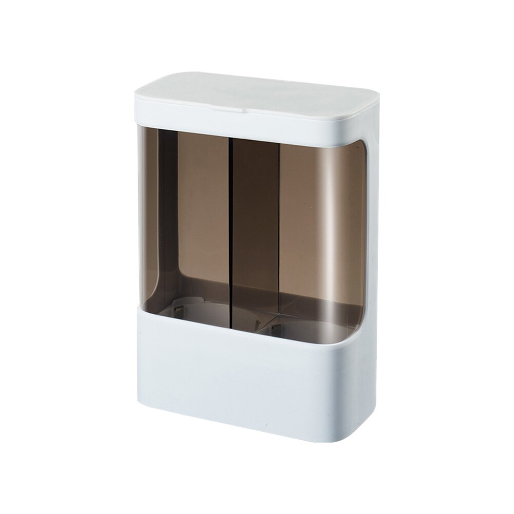 Wall Mounted Punch Free Pull Type Home Office Water Cooler Cup Dispenser Easy Install Kitchen Large Capacity Double Tube