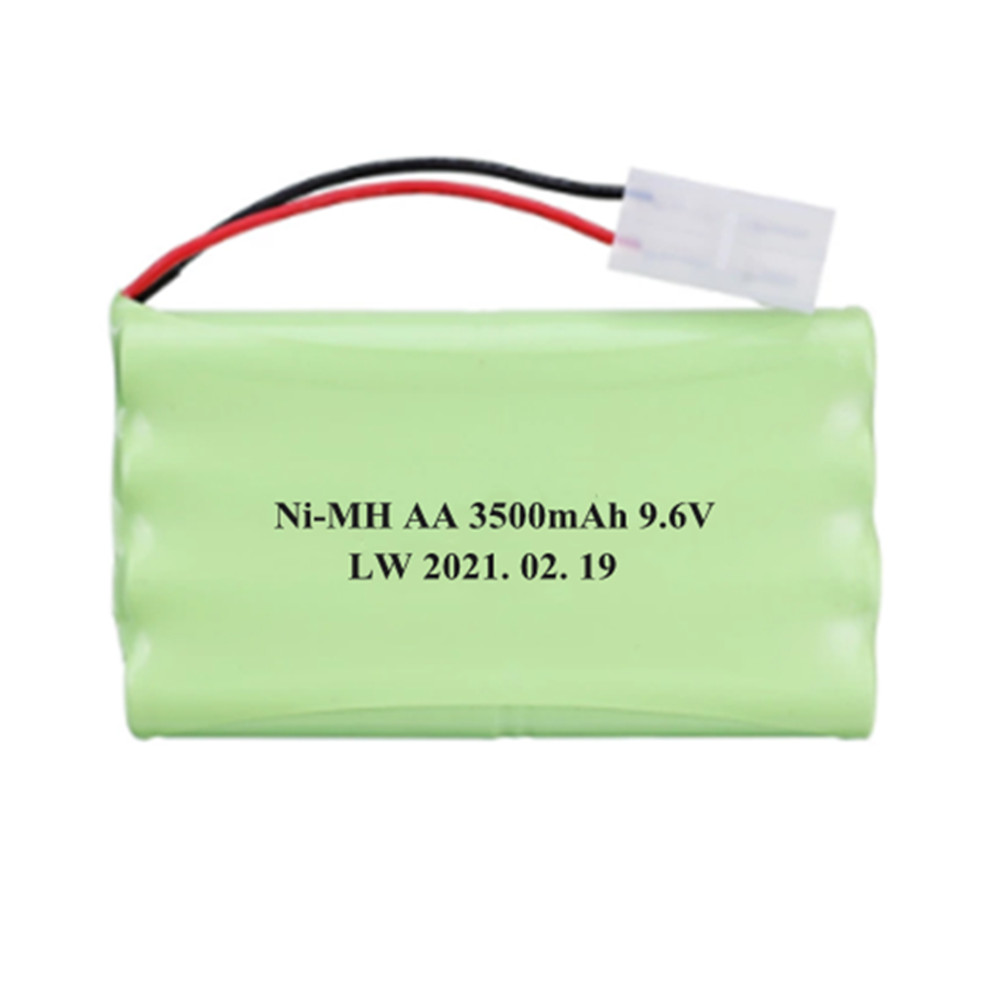 Batería ni-cd Ni-MH de 9,6 V, 700mAh, 800mAh, 1000mAh, 1400mah, 1800mAh, 2800mAh: Beige