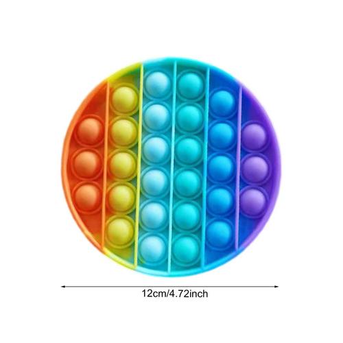 Love Heart Push Pops Bubble Sensory Toy Autism Needs Adult Child Funny Popit Anti-stress PopIt Fidget Stress Reliver Toys: E