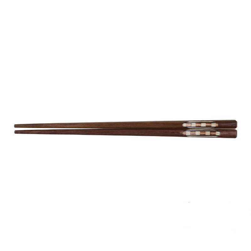 Palillos de cuchara de nogal negro, palillos chinos reutilizables, palitos de madera Natural, cuchara de té, cucharas de servicio: 3