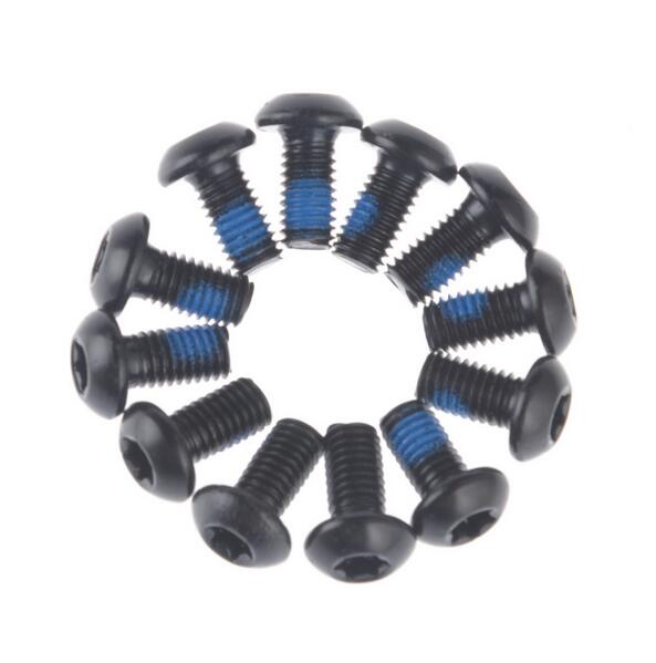 12 teile/los mountainbike bremsscheibe schrauben mtb radfahren M5 * 10mm schrauben edelstahl t25 zyklus fahrrad bremse Rabatt schrauben schraube