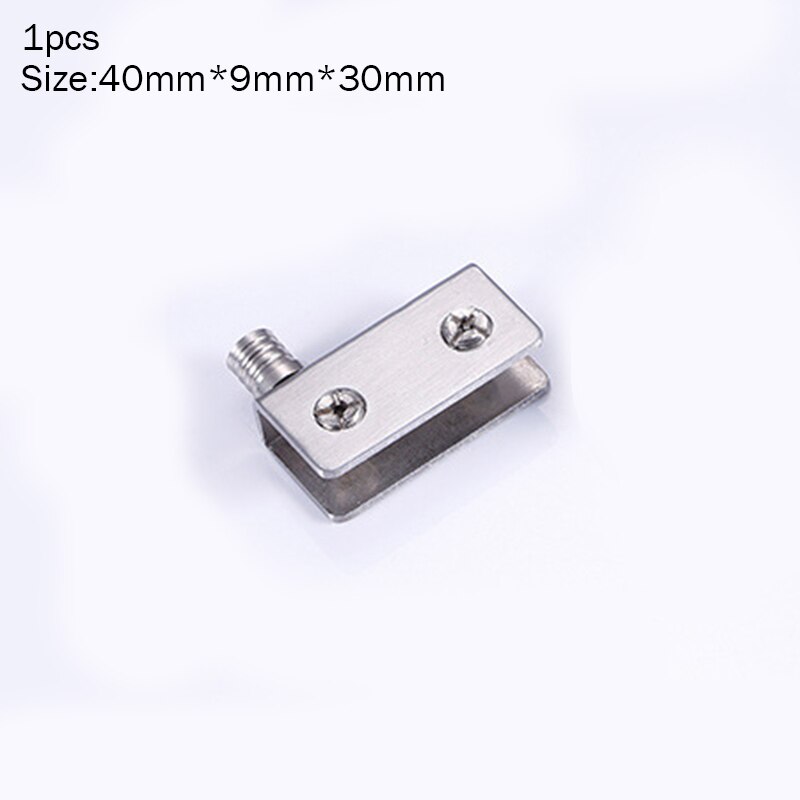 1/2/4pcs Stainless Steel for 5-8mm Glass Door Glass Pivot Clamps Door Hinges TUE88: 1