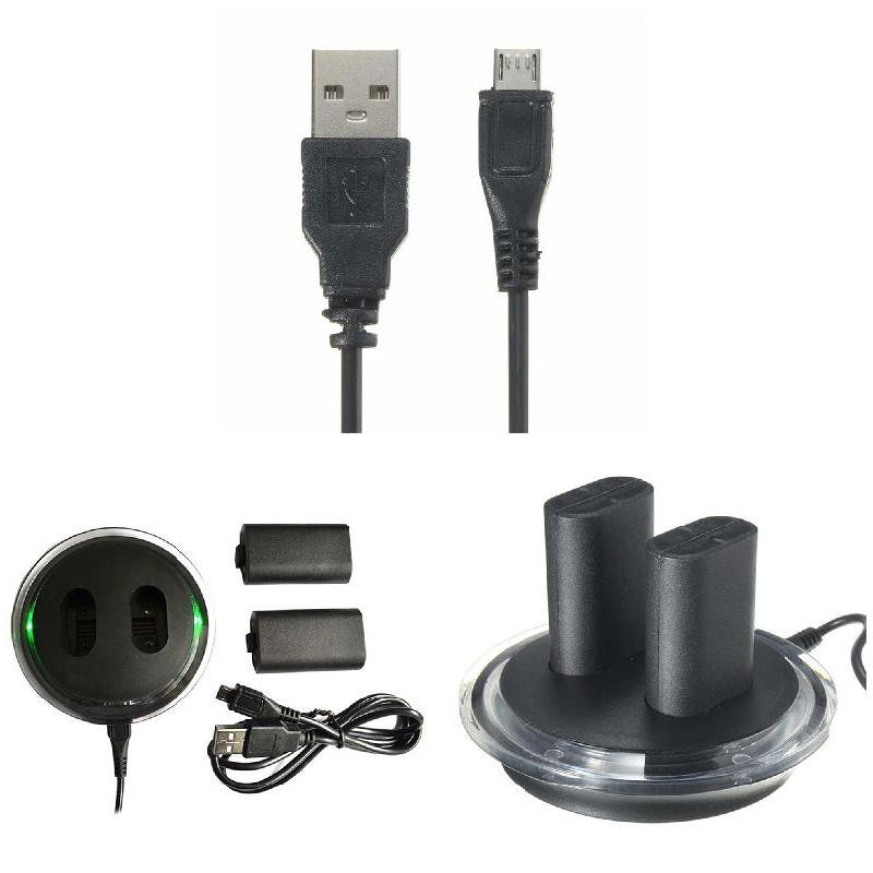 Dual Ladung Dock Bahnhof Regler Akku für Xbox eins Griff ND998