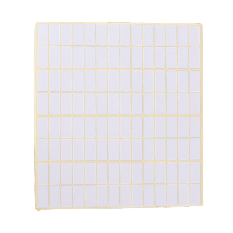 15sheets A Lot 10x20mm Blank White Sticker Labels Small Paper Adhesive Label Stickers Writable Note Sticker Tag Crafts