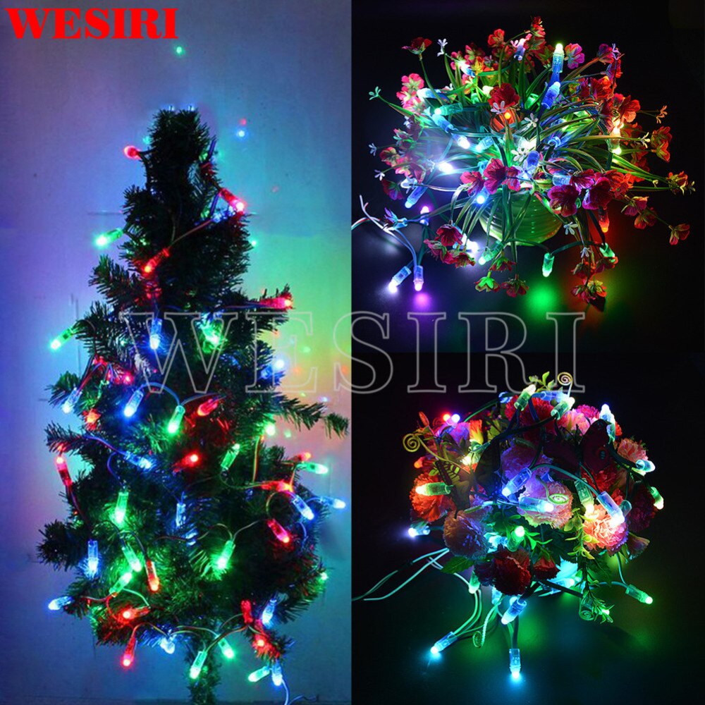 50Pcs/lot 12mm WS2811 2811 IC RGB LED Pixels Module String Lights Kit Green Wire IP68 5V for Advertisement/Holidays/Chrismas